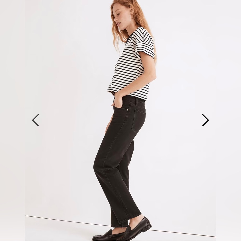 Madewell nwt Low-Rise Perfect Vintage Straight Jean in Lunar Wash